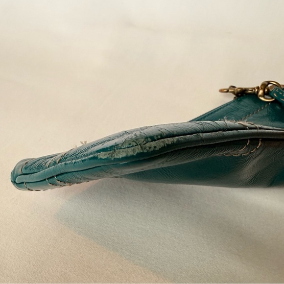 Coach Crinkle Patent Leather Wristlet - Picture 4 of 5